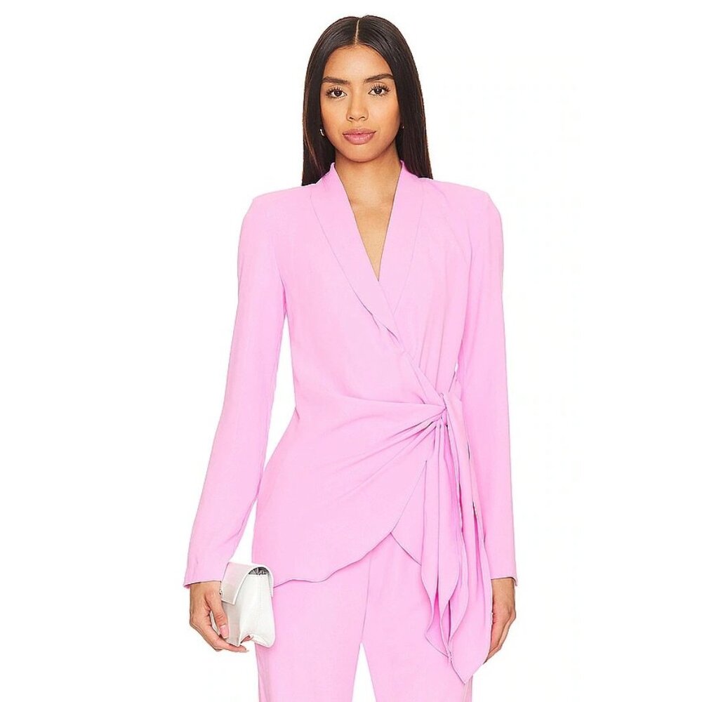 Amanda Uprichard Vera Blazer in Carnation Pink
